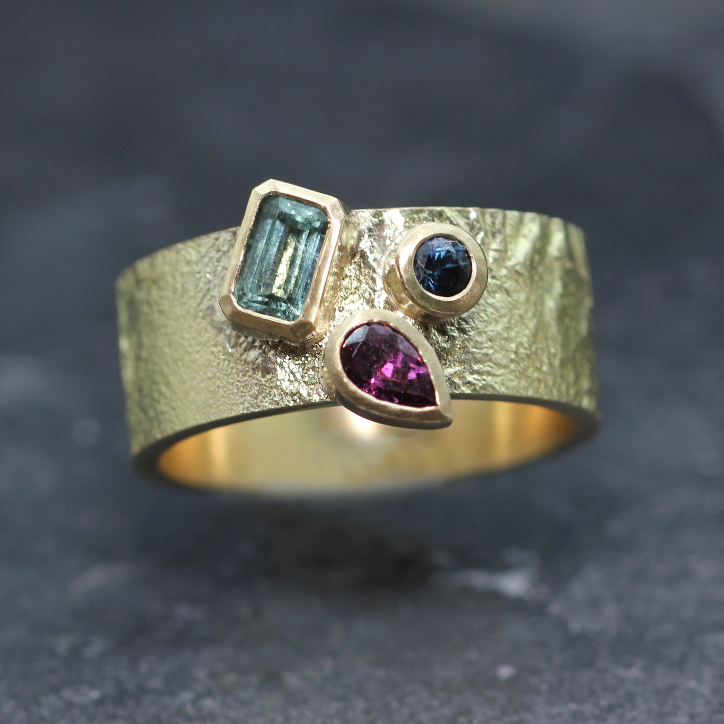 Wide Kaleidoscope Ring