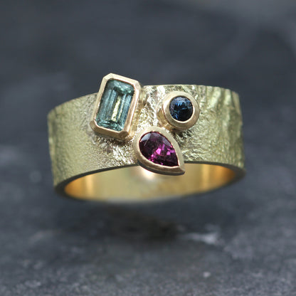 Wide Kaleidoscope Ring